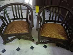 Wooden comfy chairs for sale 0