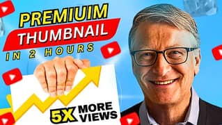 I will create creative thumbnails in just 2 hours