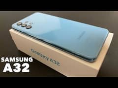 Samsung A32 with full box lush condition 0