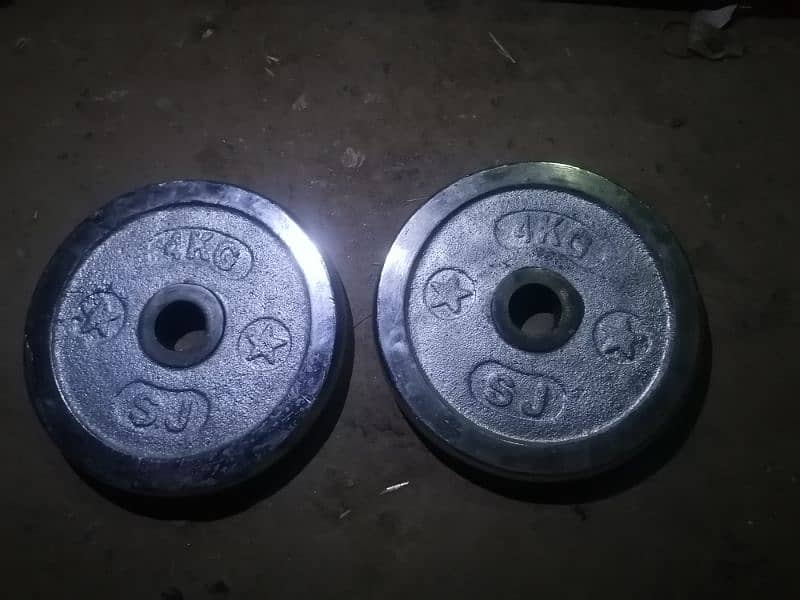 Fitness weight Plates and rod pulap 3
