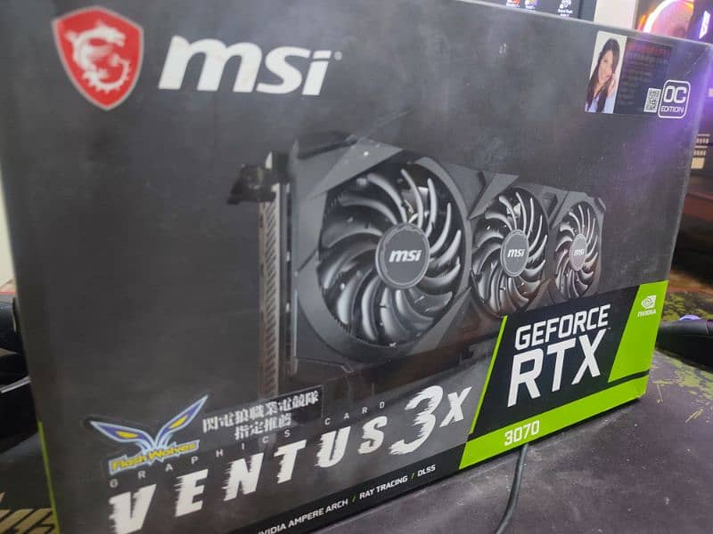 RTX MSI VENTUS 3X 3070 OC edition 0