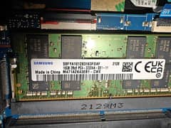 16GB DDR4 Laptop Ram - 3200MHz - Branded Laptop Pulled