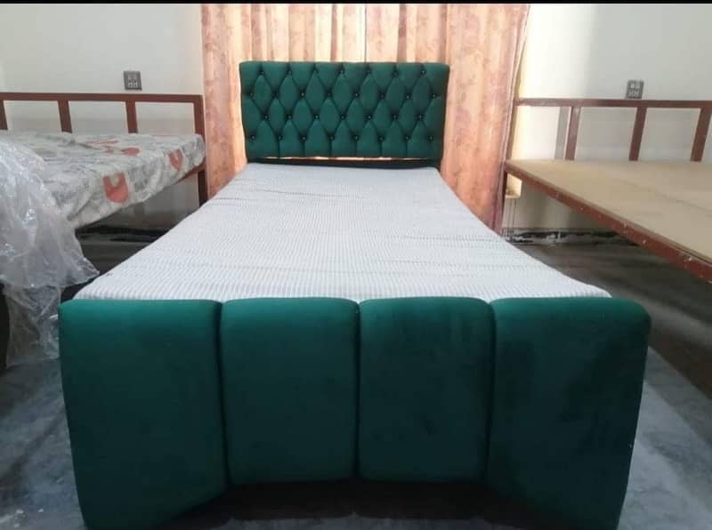 single bed set design poshing waly || poshish wala double bed single 4