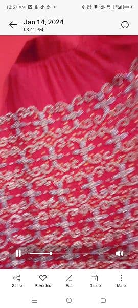 bridal lehanga in red colour 2