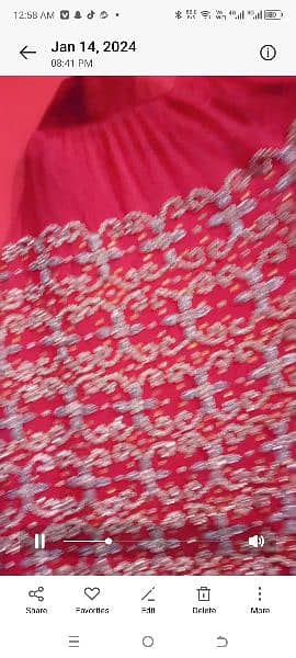 bridal lehanga in red colour 4