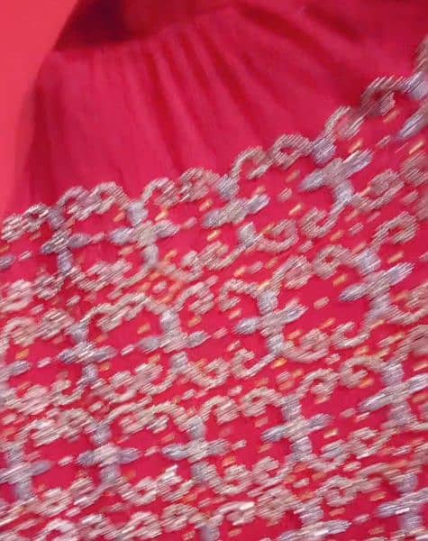 bridal lehanga in red colour 5