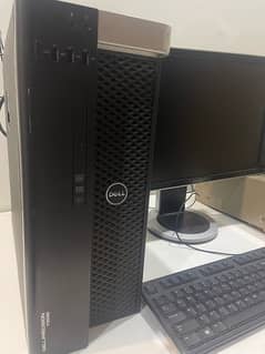 Dell Precision T3600 With 21 inch LCD