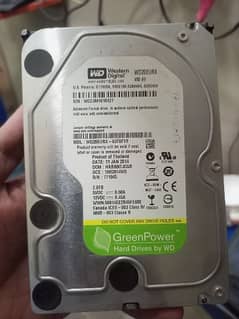 2TB cleared Hard Disk for computer system