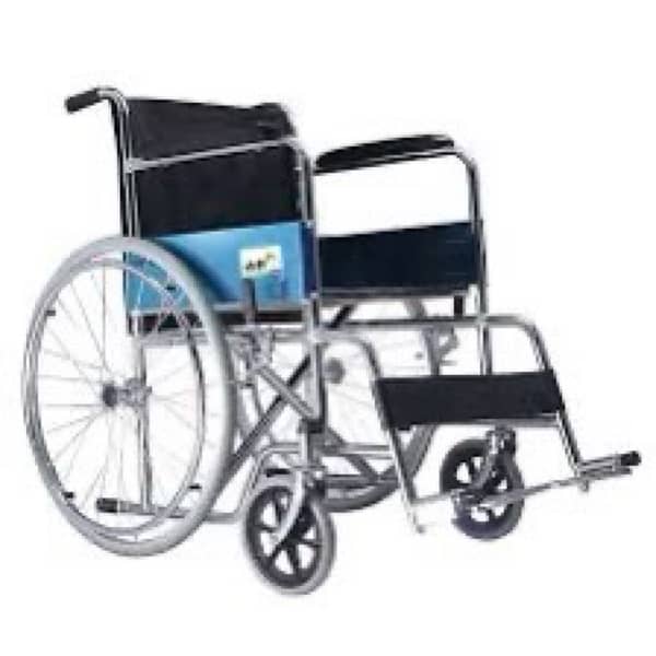 Hajj New Wheelchair Foldable Light Weight / Quality Wheel Chair 100 kg 2
