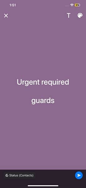 urgent required security guards protcol gards khana peena rehaish 1