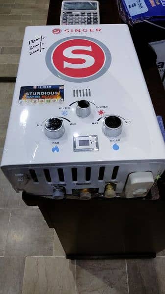 Water heater geyser electric + gas 18