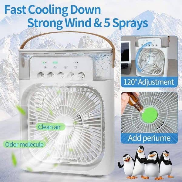 Portable Air Conditioner Fan 900ml Ac Best Cooling in summer 2