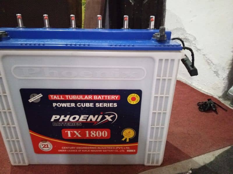 Phoenix tall tabular battery TX 1800 1