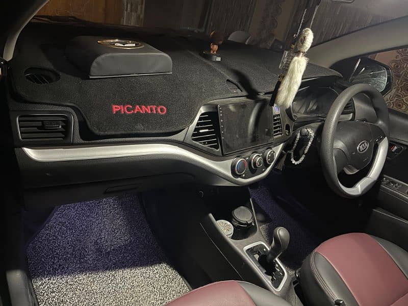 kia picanto automatic transmission black colour like brand new car 6