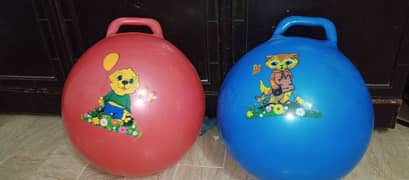 selling both jummping balls if you want single price 2000 0