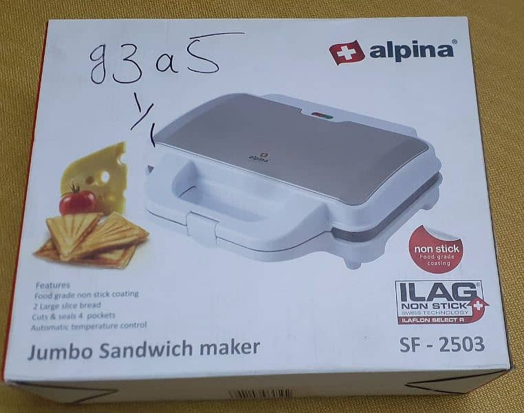 Alpina Sandwich Maker Big Size 0
