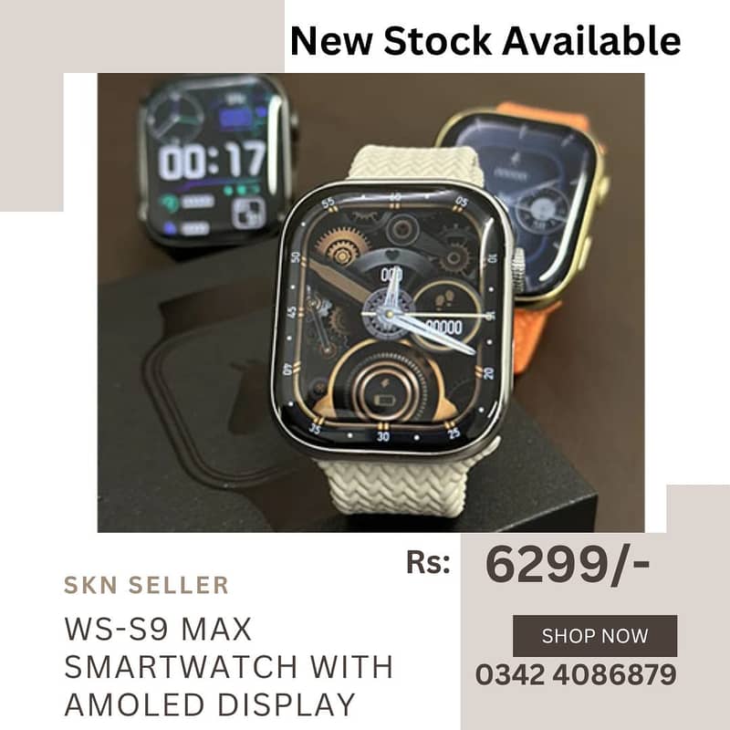 New Stock (Original RONIN R-01 BT Calling Smart Watch With 1.9" Screen 19