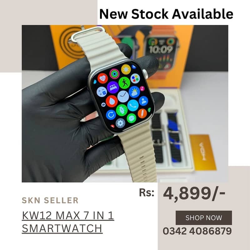 New Stock (Amazing T800 Ultra Series 8 Smart Watch For Men Women) 4