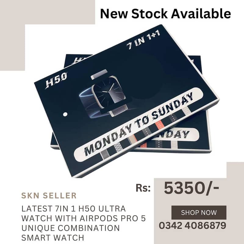 New Stock (Amazing T800 Ultra Series 8 Smart Watch For Men Women) 5