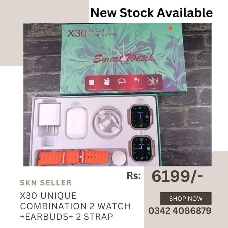 New Stock (G9 Ultra Max Gold Haino Teko Smart Watch) 14