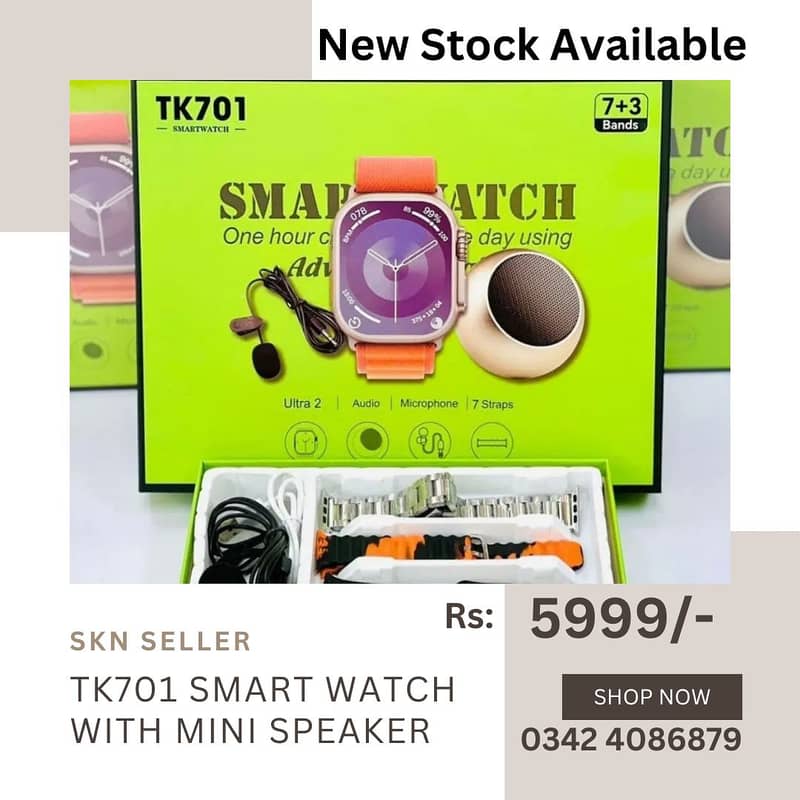 New Stock (G9 Ultra Max Gold Haino Teko Smart Watch) 16