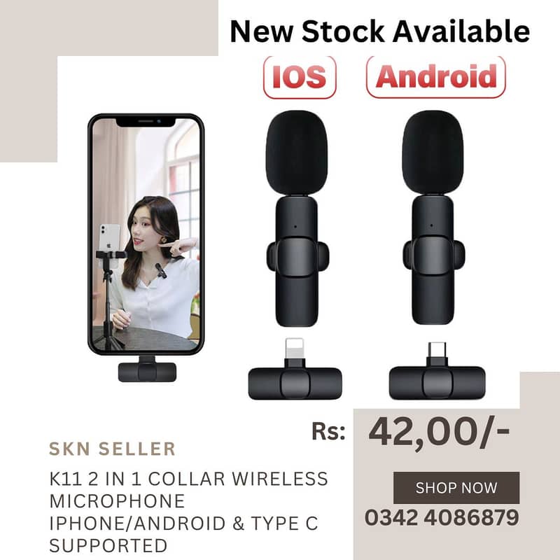 New Stock (Singing Mike - Wireless Ktv Mini Portable Handheld Speaker 3