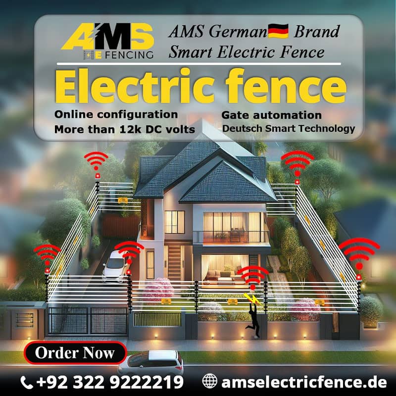 Securing Your Home  with smart Electric Fence  Online configration gat 0