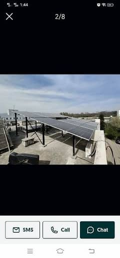 Elevated Solar Structure customized Guarder Work 12 rup watt