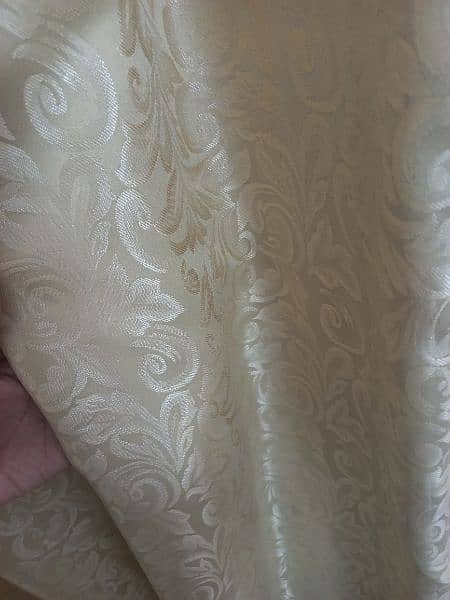 2 curtains with cotton lining in off-white color 2