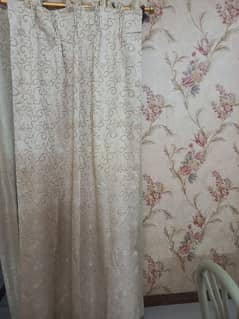 New 1 curtain in beige color with cotton lining 0