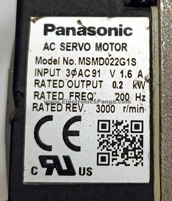 PANASONIC 200w MSME022G1A AC Servo Motor + MADHT1507 Driver (Panga) 2