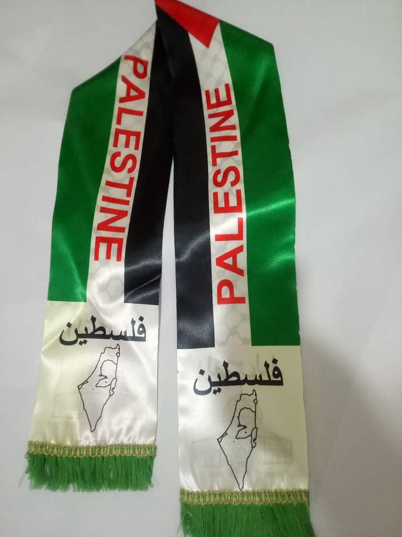 Palestine Flag, Scarf,Muffler , Flag of Palestine Delivery from Lahor 6