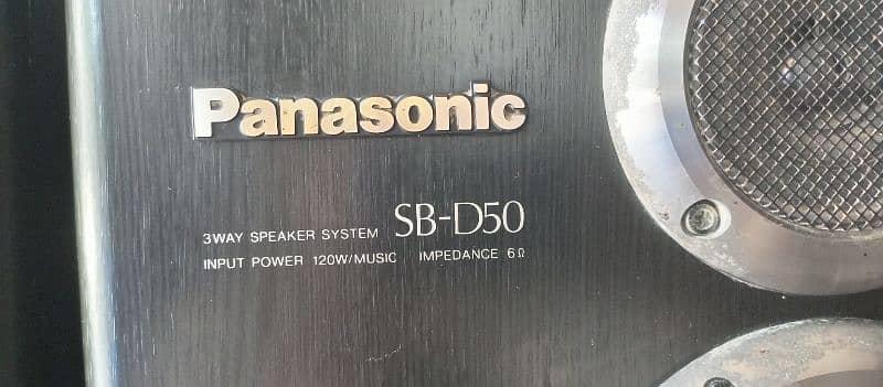 Panasonic Speakers 8" 9