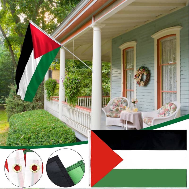 Palestine Flag for outdoor decoration show solidarity ,Delivery Lahore 0