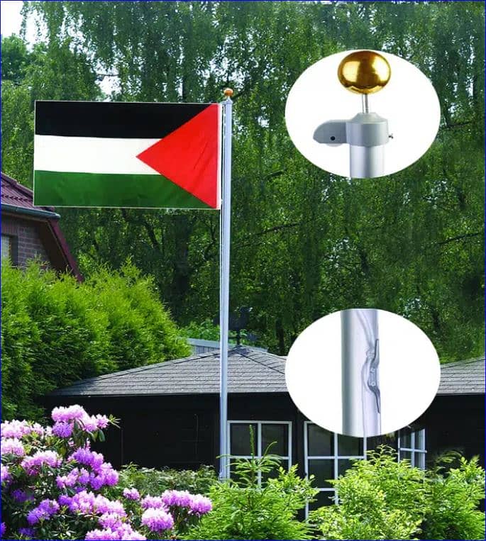 Palestine Flag for outdoor decoration show solidarity ,Delivery Lahore 2