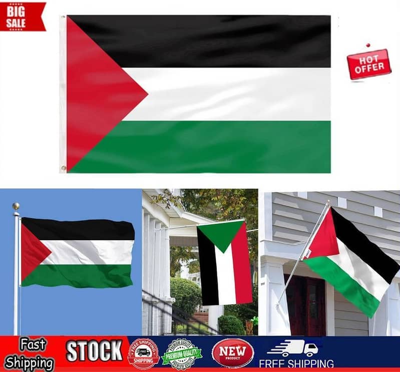Palestine Flag for outdoor decoration show solidarity ,Delivery Lahore 5