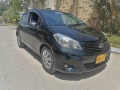 Toyota vitz model 2012 reg 2016 push start original black color mint