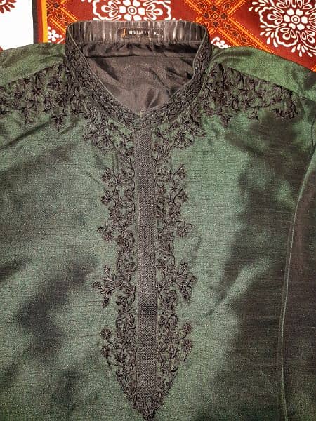 branded  sherwani complete J. clothes size mentioned 4
