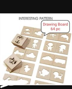 wooden drawing boards 64 pieces