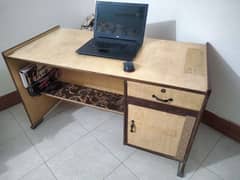 office table, good condition, hard durable wood.