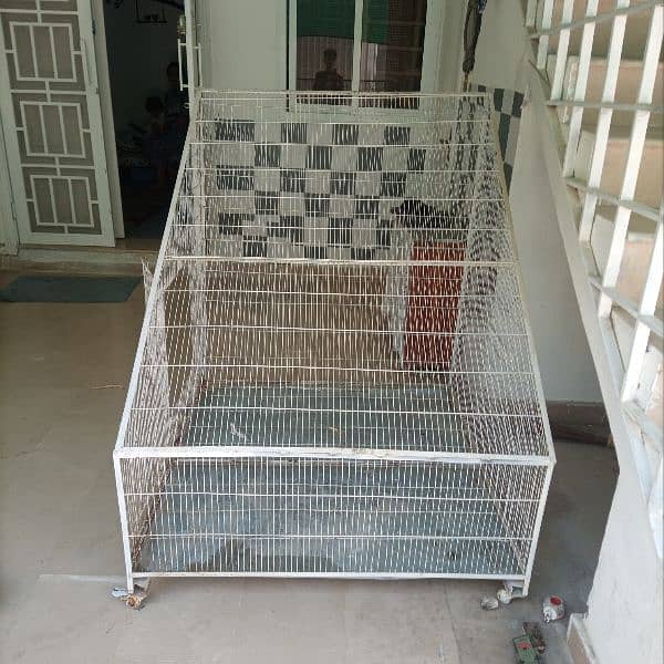 cage for sale with four tyres and can be fitted under the stairs 1