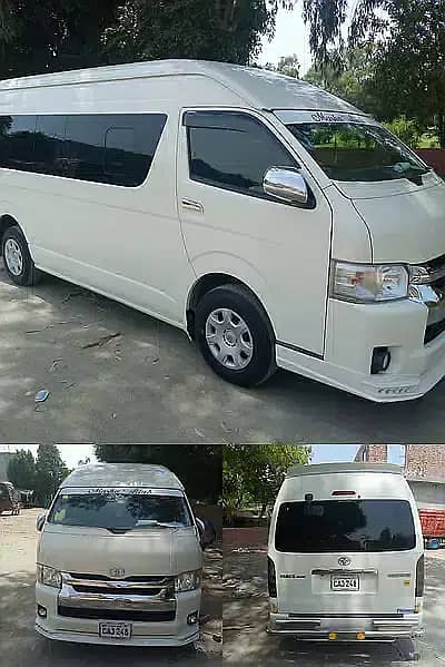 Grand Cabin Hiace Van for Tours Rent A Car 15