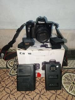 Canon M50 for sale with box and 4 betters and 2 chargers