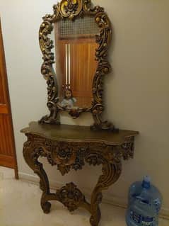 Console with big mirror good condition 0