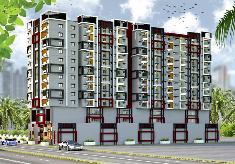 "CITY COMFORT" (4 Rooms), 2 Bed DD Lounge , Avail Special Discount, Best Investment Ever, Speedy Construction Going On. 17