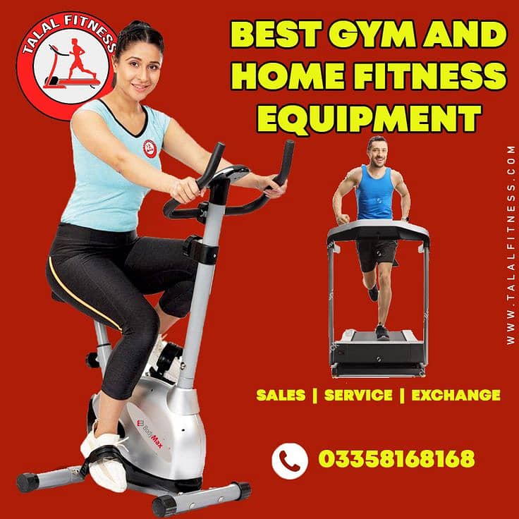 Imported Treadmill ,Elliptical ,Exercise Bike And Home Gym Half Price 2