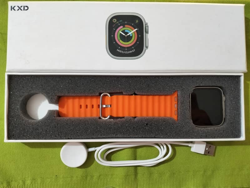 GS8 ultra smart watch wireless charging 4