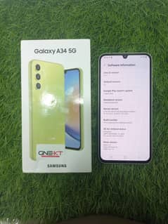Samsung A34 5G Full Warrenty 0