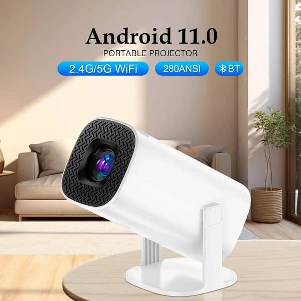 Portable Android Full HD Projector with HDMI , USB 4