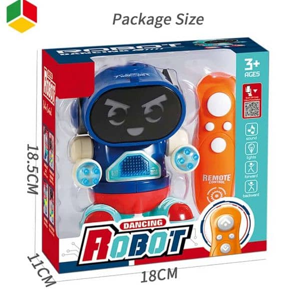 RC Robot Children Music Dancing Robots for Kids Toy Rock Light 2